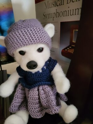 Felt Polar Bear